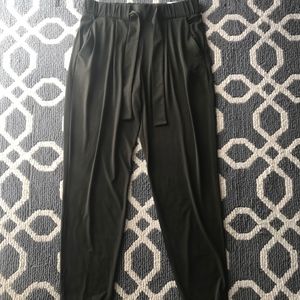 Express MidRise Ankle Pants (Olive Green)